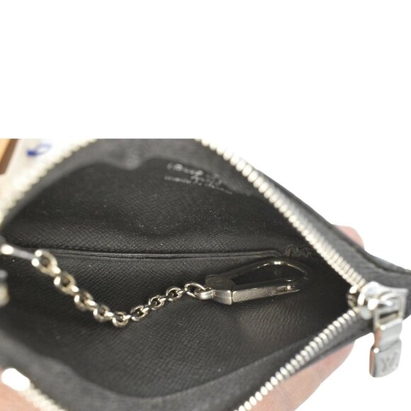 Louis Vuitton  Wristlet Pochette Damier Azur Pouch White - Picture 7 of 8